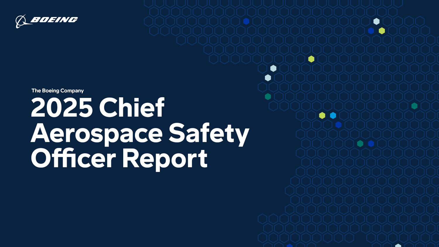 波音發布最新年度安全報告